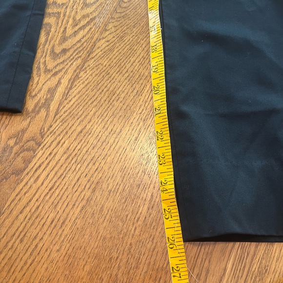 Lafayette 148 Luxury Black Cropped Stretch Wool Bleeker Career Pants Size 10 - Picture 10 of 10